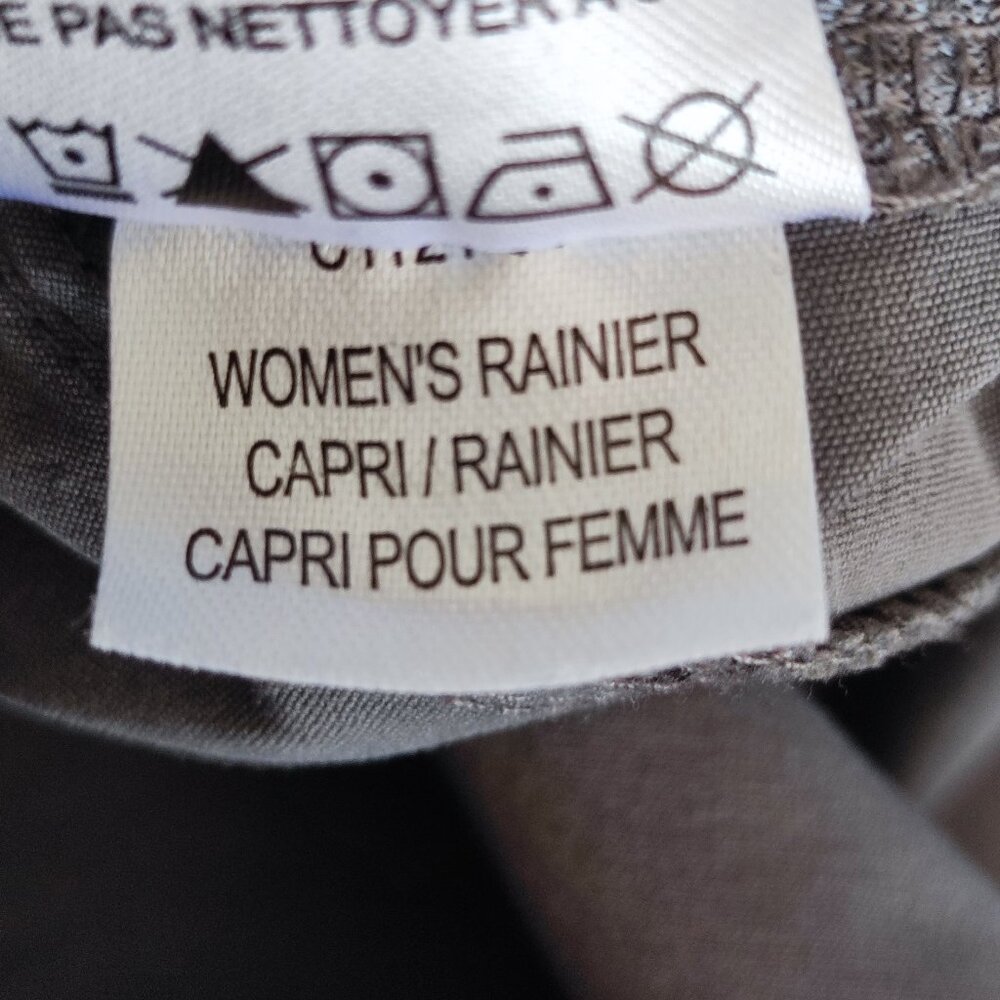 Eddie Bauer Rainer Capris outdoor activity pants grey women's size 10 - Picture 7 of 14